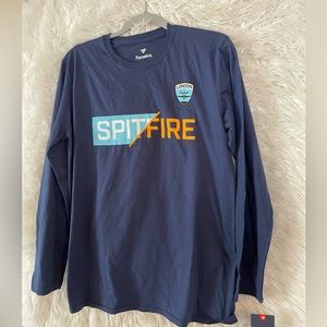 Fanatics Branded NWT London Spitfire Reflex Play Long Sleeve T-Shirt-Medium